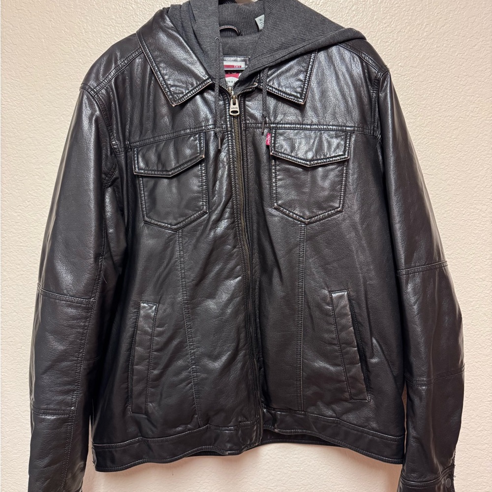 Men's Dark Brown Leather Jacket